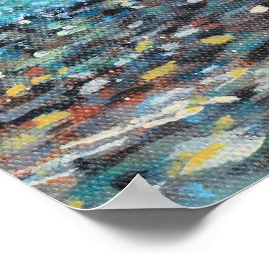 Rol op het Beach schilderen Poster (Hoek)