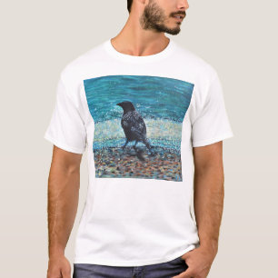 Rol op het Beach schilderen T-shirt