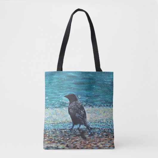 Rol op het Beach schilderen Tote Bag (Voorkant)