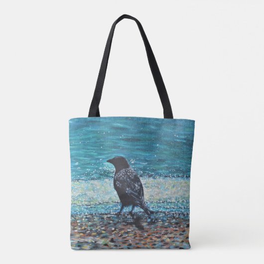 Rol op het Beach schilderen Tote Bag (Achterkant)