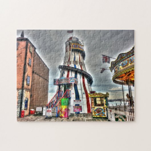 Rol op! Rol op! Al het plezier van de beurs Legpuzzel (Horizontaal)