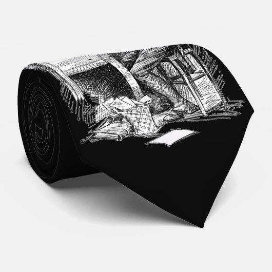 Rol op zijn bureau stropdas (Opgerold)