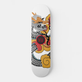 Rol Oranje zwarte drakenskateboard Persoonlijk Skateboard