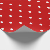 Rol papier voor rode pokdot (Hoek)