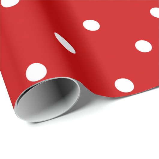 Rol papier voor rode pokdot (Rol Hoek)