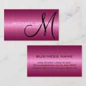 Rol Roestvrij staal Metaal 2 Visitekaartje (Voorkant / Achterkant)