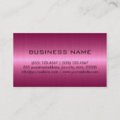 Rol Roestvrij staal Metaal 2 Visitekaartje (Achterkant)