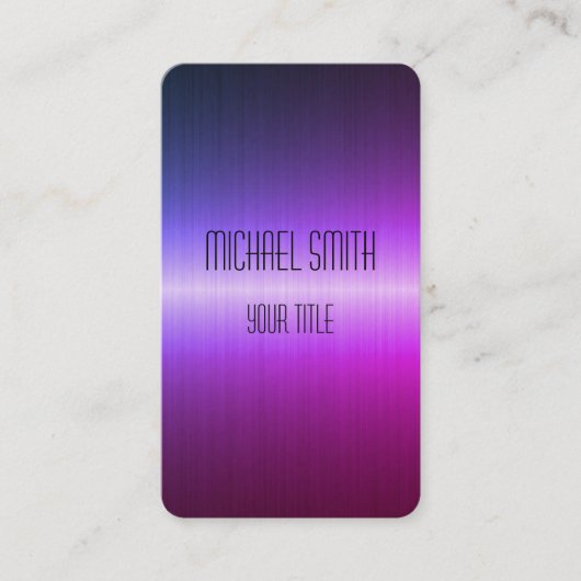 Rol Roestvrij staal Metaal #5 Visitekaartje (Voorkant)