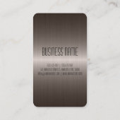 Rol Roestvrij staal Metaal Visitekaartje (Achterkant)