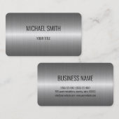 Rol Roestvrij staal Metaalkijk Visitekaartje (Voorkant / Achterkant)