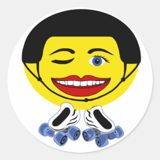 rol ronde sticker