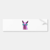 Rol Roze Llama! Bumpersticker (Voorkant)