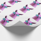 Rol Roze Llama! Cadeaupapier (Hoek)