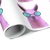 Rol Roze Llama! Cadeaupapier (Rol Hoek)