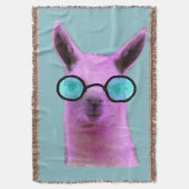 Rol Roze Llama! Deken (Voorkant Verticaal)
