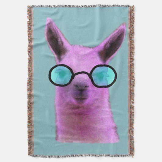 Rol Roze Llama! Deken (Voorkant Verticaal)