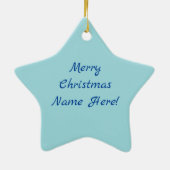 Rol Roze Llama! Keramische kerstversiering Keramisch Ornament (Achterkant)