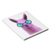 Rol Roze Llama! Notitieblok (Schuin)