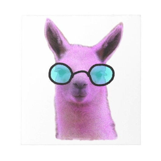 Rol Roze Llama! Notitieblok (Voorkant)
