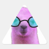Rol Roze Llama! Sticker (Voorkant)