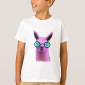 Rol Roze Llama! T-shirt (Voorkant)