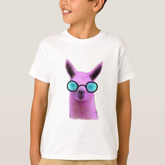 Rol Roze Llama! T-shirt (Voorkant)