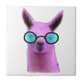 Rol Roze Llama! Tegeltje (Voorkant)