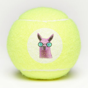 Rol Roze Llama! Tennisballen