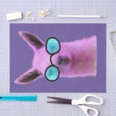 Rol Roze Llama! Tissuepapier (Craft)