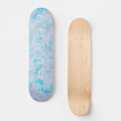 Rol Roze wolken Zakelijk Skateboard voor beginners (Voorkant)