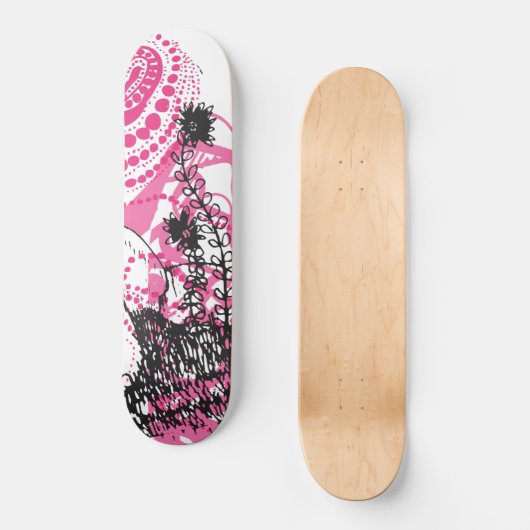 Rol skateboard met grafisch ontwerp (Voorkant)
