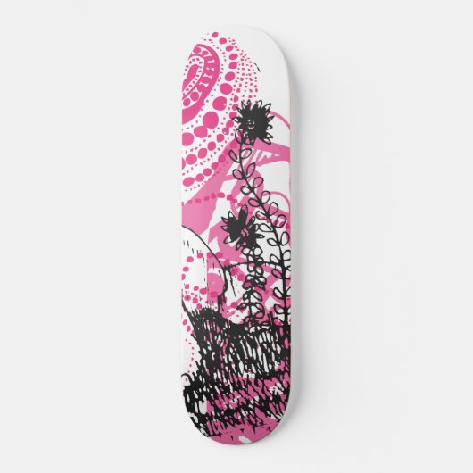 Rol skateboard met grafisch ontwerp (Voorkant)