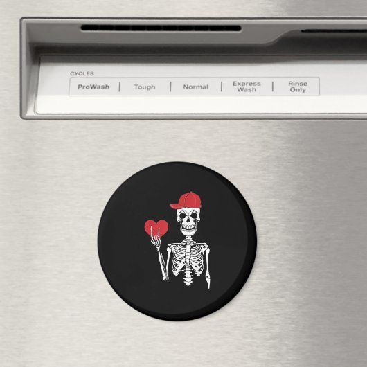 Rol Skelet Handen Hart Valentijnsdag Schedel Magneet (Insitu (Vaatwasser))