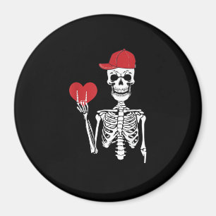 Rol Skelet Handen Hart Valentijnsdag Schedel Magneet