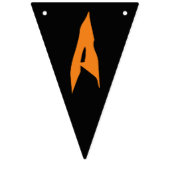 Rol stijlvolle schedel Halloween feestbanner Vlaggetjes (Derde vlag)