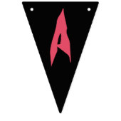 Rol stijlvolle schedel Halloween feestbanner Vlaggetjes (Derde vlag)