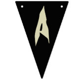 Rol stijlvolle schedel Halloween feestbanner Vlaggetjes (Derde vlag)