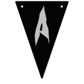 Rol stijlvolle schedel Halloween feestbanner Vlaggetjes (Derde vlag)