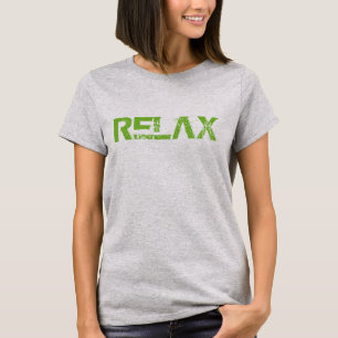Rol trendy, kalme RELAX meditatie shirt ontwerp