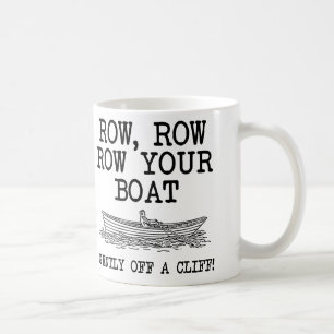 Rol uw boot van een Cliff Funny Mug of Revel Mug Koffiemok