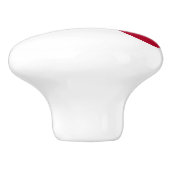 Rol van de keramische knop met vlag van Alabama, V (Zijkant)