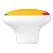 Rol van de keramische knop met vlag van Los Angele (Zijkant)