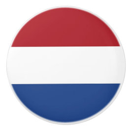 Rol van de keramische knop met vlag van Nederland