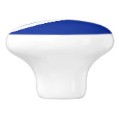 Rol van de keramische knop met vlag van Zuid-Afrik (Zijkant)