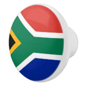 Rol van de keramische knop met vlag van Zuid-Afrik (Rechts)