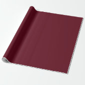 Rol van de Solid Autumn Burgundy Cadeaupapier (Uitgerold)