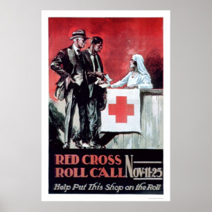 Rol van het Rode Kruis (US00203) Poster
