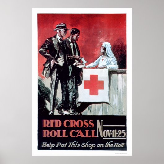 Rol van het Rode Kruis (US00203) Poster (Voorkant)