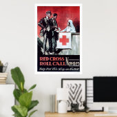 Rol van het Rode Kruis (US00203) Poster (Thuiskantoor)