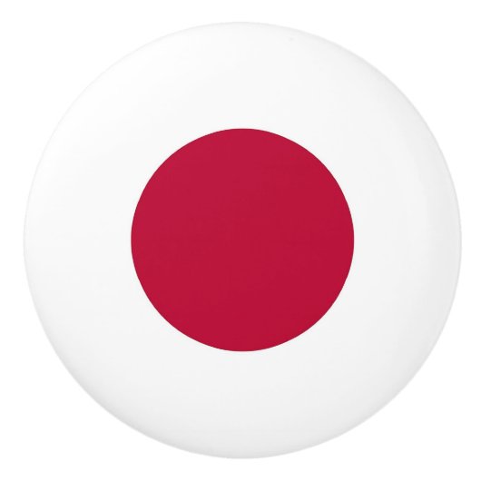 Rol van keramische knoppen met Japanse vlag (Voorkant)
